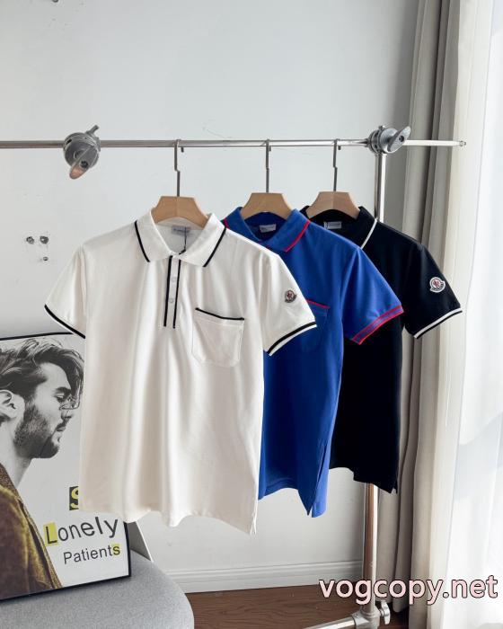 ブランド コピー 優良店MONCLER半袖Tシャツトレンド感満点に 今年マスト 激安通販_0_0