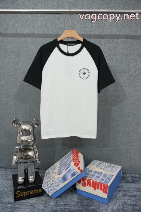 ブランド コピー最低価格保証 最新コレクション 店舗完売品CHROME HEARTS半袖Tシャツ_0_0