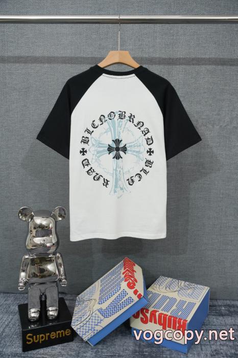 ブランド コピー最低価格保証 最新コレクション 店舗完売品CHROME HEARTS半袖Tシャツ_0_1