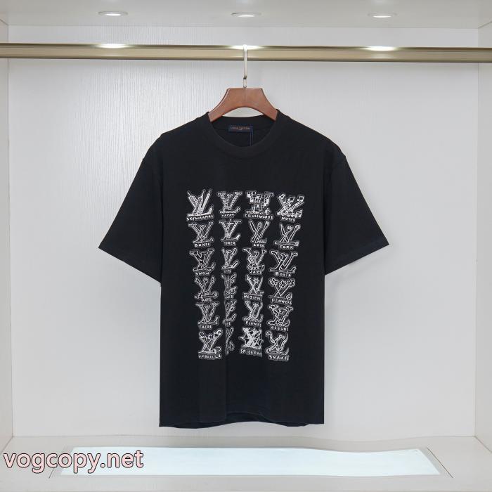 話題が沸騰中 数量限定送料無料 エレガント系スタイル半袖Tシャツブランド 偽物LOUIS VUITTON_0_3