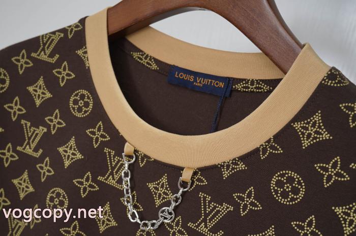 ブランド スニーカー 激安LOUIS VUITTON半袖Tシャツ大変人気 品質保証豊富な ステキ_1_2