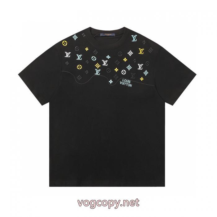半袖Tシャツお買い得品質保証 大人気アイテムが勢ぞろい 超激得正規品ブランド 品 コピーLOUIS VUITTON_0_2
