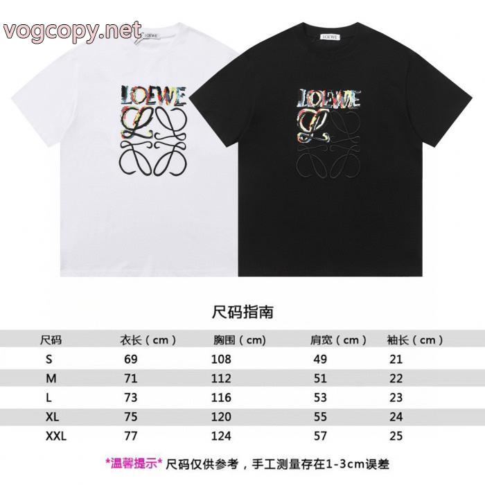 超人気デザイン HOT安い 上品でベーシックLOEWEブランド コピー 専門半袖Tシャツ_0_0