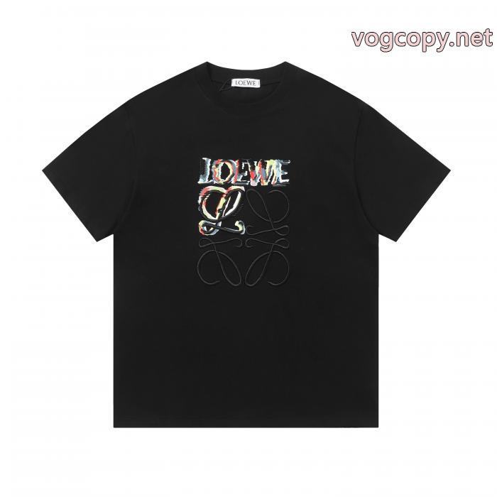 超人気デザイン HOT安い 上品でベーシックLOEWEブランド コピー 専門半袖Tシャツ_0_2