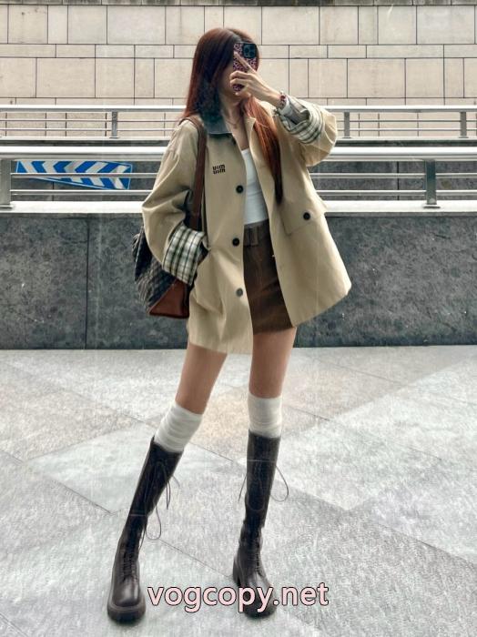 偽 ブランドMIUMIU清潔感の高い新品 大人の品漂う ランキングTOP1コート_0_1