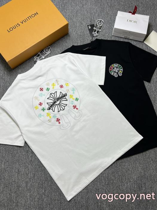半袖Tシャツスーパー コピー 販売CHROME HEARTS激レアモデル高品質 人気が再燃！ スタイリッシュなデザイン_0_1