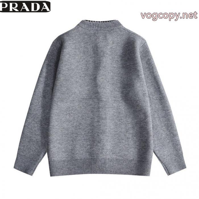 ブランド コピー 販売店ニットコートPRADA超数量限定 爆買い最新作 ロゴが素敵_0_1