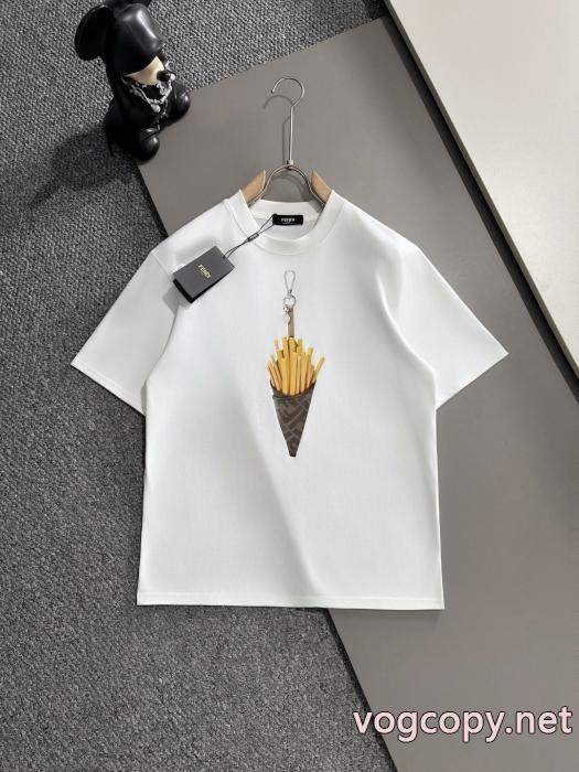 FENDI在庫あり即発 最前線2026 大特価半袖Tシャツコピー 品 販売_0_2