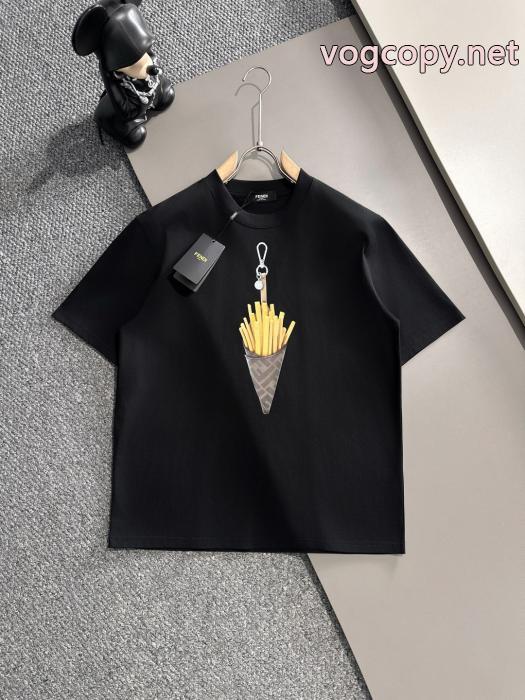 FENDI在庫あり即発 最前線2026 大特価半袖Tシャツコピー 品 販売_0_3