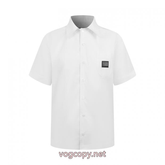 Dolce&Gabbanaお買い得 期間限定VIPセール 甘過ぎず大人な印象に偽物 ブランド ショップ半袖シャツ_0_0