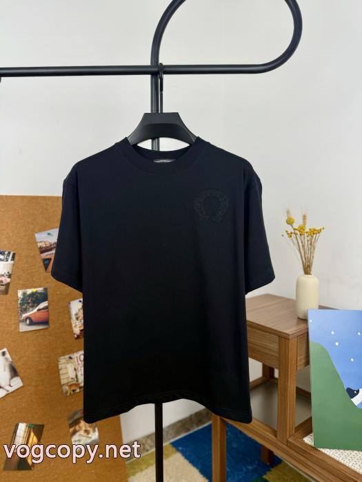 クロムハーツ確保済み安心国内発送 SALE品追加 男女通用半袖シャツブランド 品 激安 通販_0_2