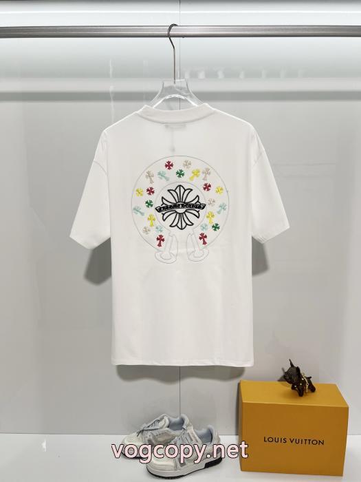 CHROME HEARTSブランド コピー 着払い超おしゃれ 2026一番最高人気 新色入荷半袖Tシャツ_0_1