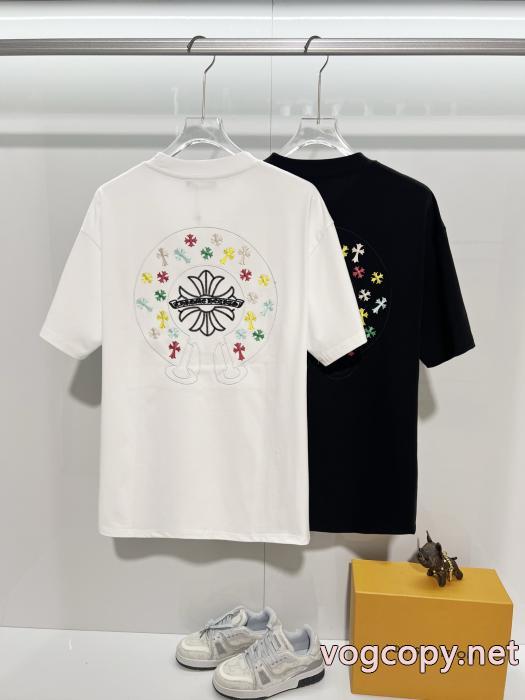 CHROME HEARTSブランド コピー 着払い超おしゃれ 2026一番最高人気 新色入荷半袖Tシャツ_0_2