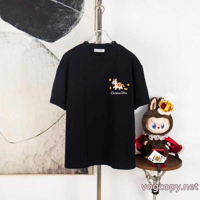 風通しの良いフレア 品質保証新品 人気な定番アイテムDior半袖Tシャツブランド スーパー コピー_0_0