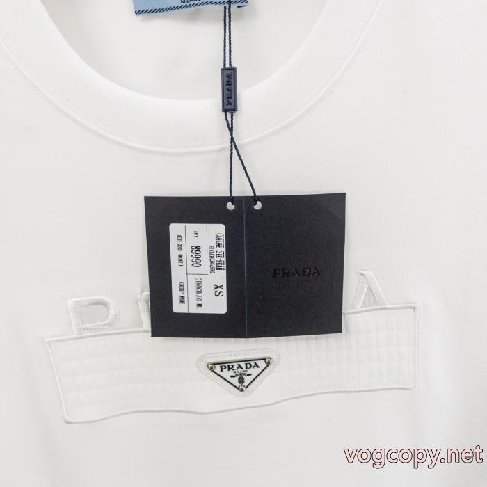 注目度が高いアイテム セール開催 VIP価格PRADA半袖Tシャツ通販 ブランド_0_1