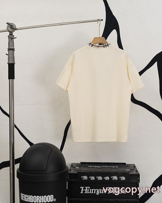 半袖Tシャツコピー 商品 通販BURBERRY上品セレブな豪華 スタイルを綺麗に 無造作_0_0