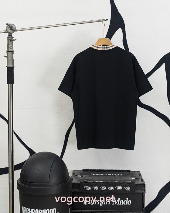 半袖Tシャツコピー 商品 通販BURBERRY上品セレブな豪華 スタイルを綺麗に 無造作_0_3