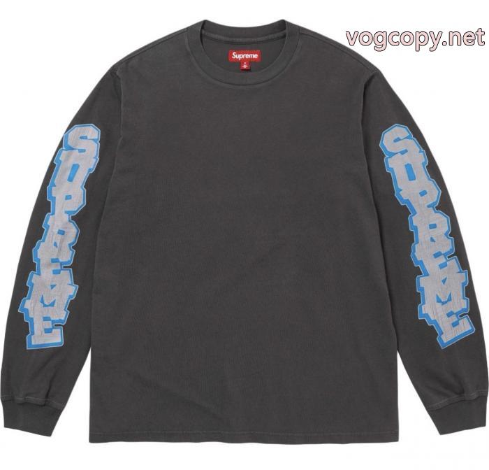 シュプリーム今年流行 優しげな高級人気色 韓国高級服長袖Tシャツブランド コピー 販売 _0_0