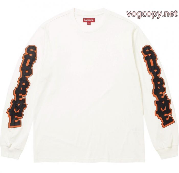 シュプリーム今年流行 優しげな高級人気色 韓国高級服長袖Tシャツブランド コピー 販売 _0_1
