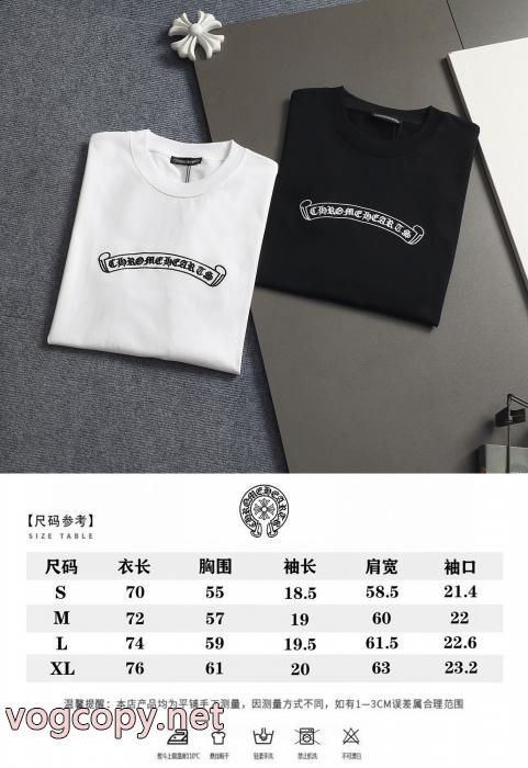  2026ブランド スーパー コピーCHROME HEARTS半袖Tシャツ【大人気】定番商品 オリジナル 26新作 セール 大人OK_0_1