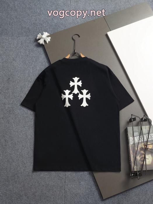  2026ブランド スーパー コピーCHROME HEARTS半袖Tシャツ【大人気】定番商品 オリジナル 26新作 セール 大人OK_0_2