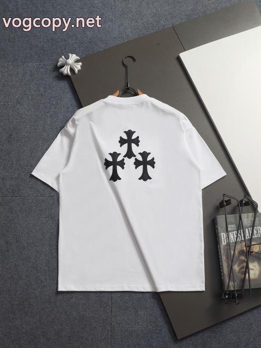  2026ブランド スーパー コピーCHROME HEARTS半袖Tシャツ【大人気】定番商品 オリジナル 26新作 セール 大人OK_0_3