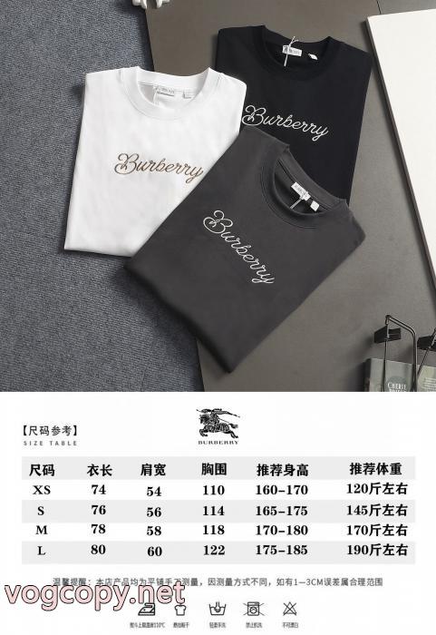 26-26AW 今年度最新限定 お手軽な価格コピー 商品 通販半袖TシャツBURBERRY_0_2