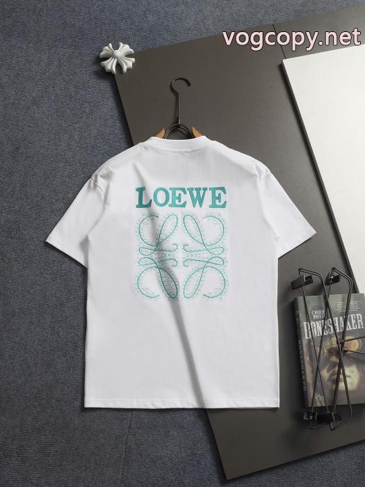 偽物 通販大人っぽい雰囲気 旬デザイン 特別感のあるLOEWE半袖Tシャツ_0_3