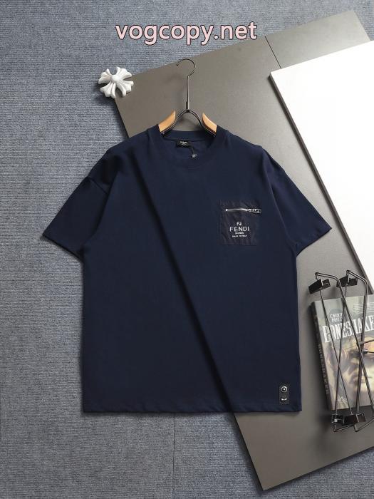 半袖Tシャツコピー ブランド 販売2026年夏 人気 優しい色合い ロゴが素敵FENDI_0_1