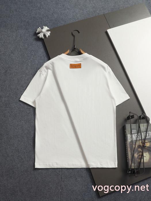 男女兼用らしいシルエット 履き心地 秀逸アイテム半袖Tシャツ偽物 ブランド 販売LOUIS VUITTON_0_1