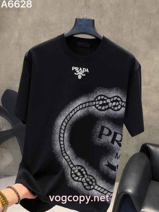  2026ブランドコピーPRADA今年人気定番新作 期待値も高いアイテム 今季流行り半袖Tシャツ_0_1
