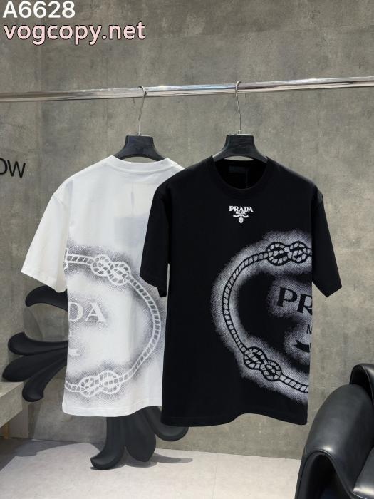  2026ブランドコピーPRADA今年人気定番新作 期待値も高いアイテム 今季流行り半袖Tシャツ_0_4