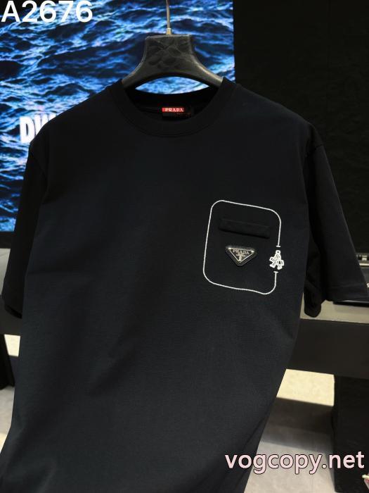 半袖Tシャツ偽物 通販PRADA毎年大人気商品 限定デザイン トレンド2026_0_0