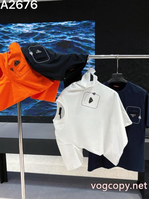 半袖Tシャツ偽物 通販PRADA毎年大人気商品 限定デザイン トレンド2026_0_1
