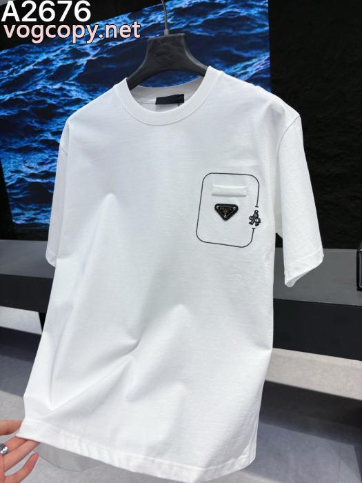 半袖Tシャツ偽物 通販PRADA毎年大人気商品 限定デザイン トレンド2026_0_2