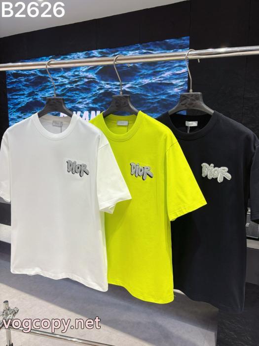 ロゴがかっこいい 上品上質 26新作セールDior半袖Tシャツ偽 ブランド_0_4