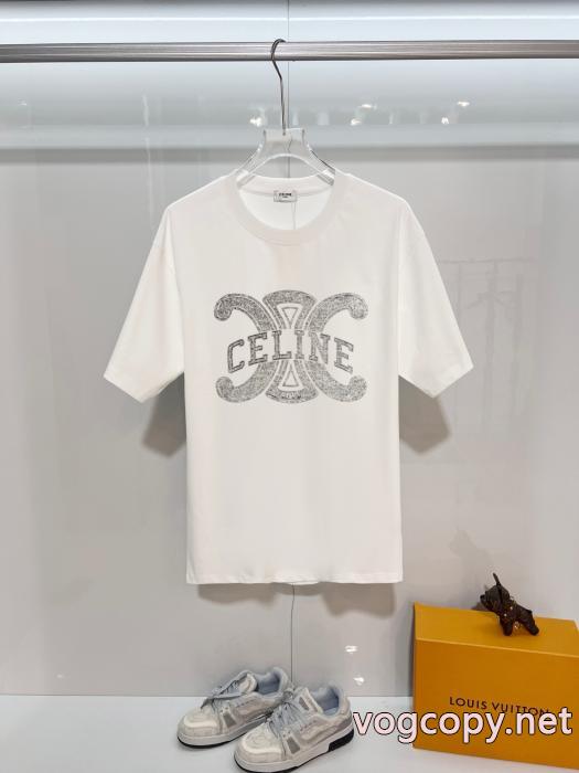 半袖TシャツCELINE爆買い人気 新作限定大人で素敵 豊富なサイズ激安 ブランド_0_2