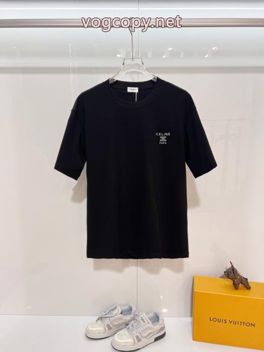 優しげ人気アイテム 必須アイテム 定番カラーブランド スーパー コピー 通販CELINE半袖Tシャツ_0_3