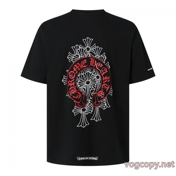 激安 ブランド 通販最新商品 ユニークな 2026人気が爆発CHROME HEARTS半袖Tシャツ_0_4