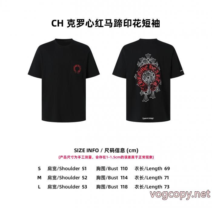 激安 ブランド 通販最新商品 ユニークな 2026人気が爆発CHROME HEARTS半袖Tシャツ_0_5