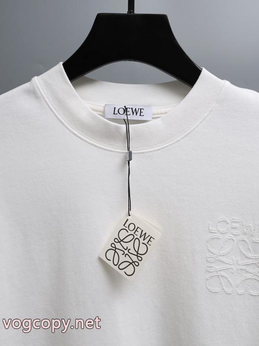 LOEWEブランド コピー s 級ロゴが印象的 国内完売色 レビュー高い半袖Tシャツ_0_2