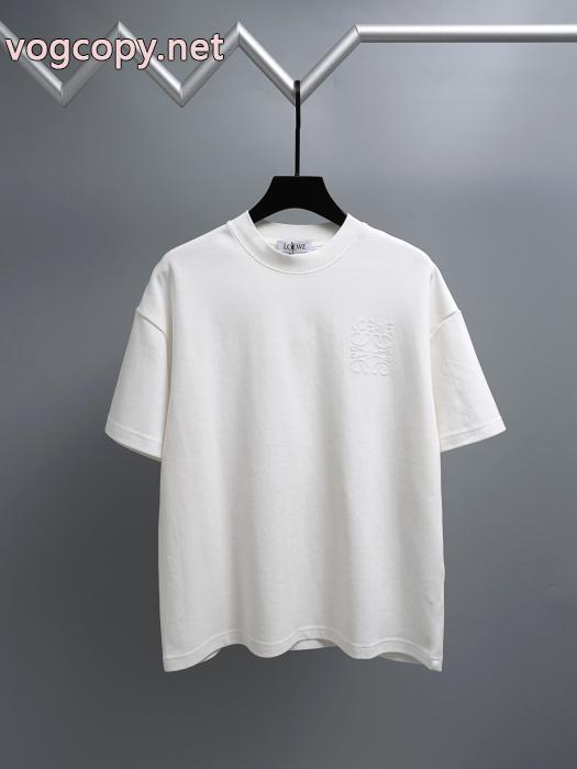LOEWEブランド コピー s 級ロゴが印象的 国内完売色 レビュー高い半袖Tシャツ_0_3