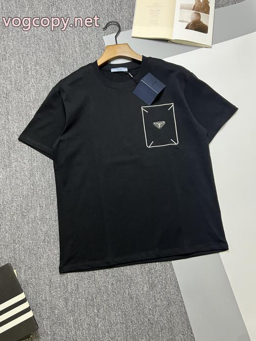 ブランド フェイク半袖TシャツPRADA確保済安い 新作入荷 男女兼用_0_0