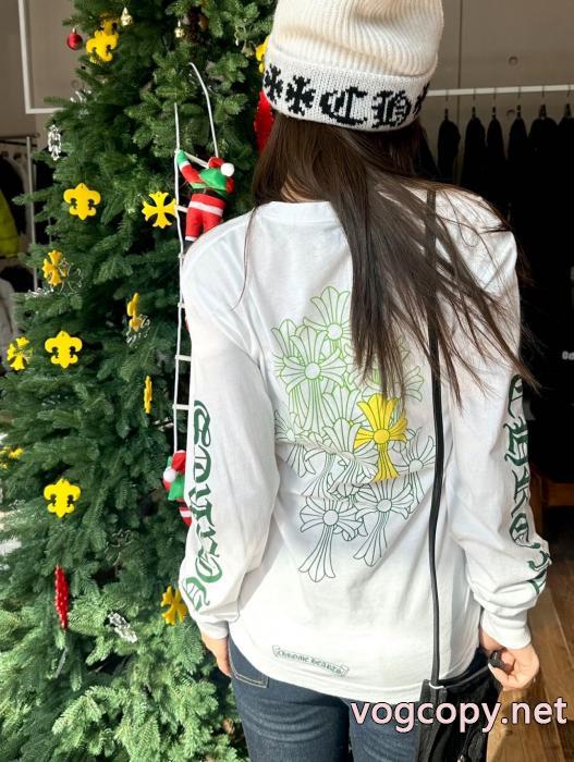 ブランド 品 スーパー コピーCHROME HEARTS長袖Tシャツお得安い 肌触りの着心地が良く  数量限定大得価_0_2