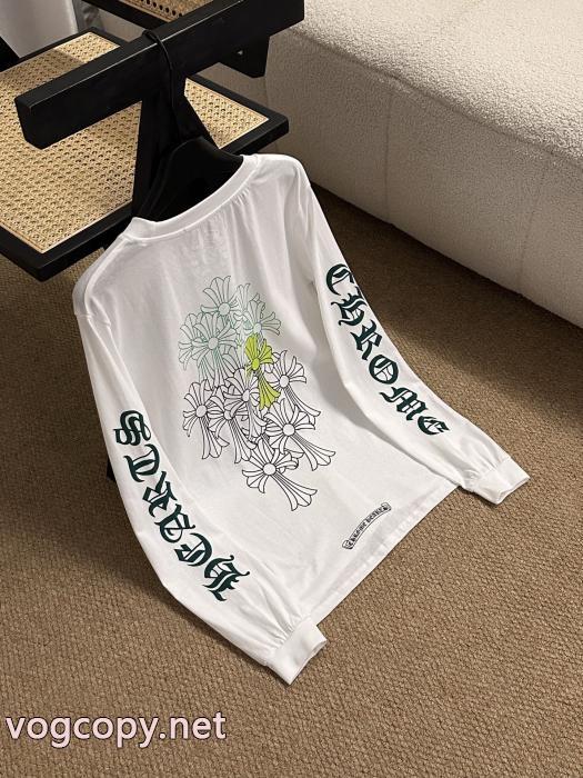 ブランド 品 スーパー コピーCHROME HEARTS長袖Tシャツお得安い 肌触りの着心地が良く  数量限定大得価_0_3