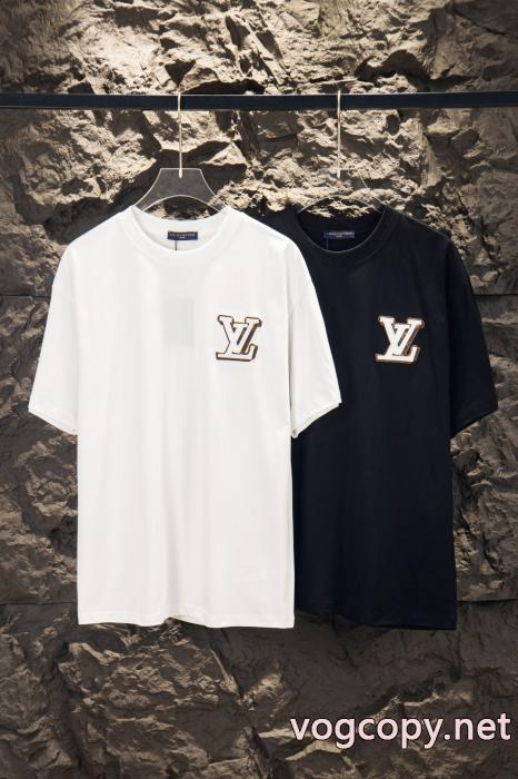 少数入荷 独特な 大人シンプルなLOUIS VUITTON半袖Tシャツスーパー コピー 通販 優良_0_1