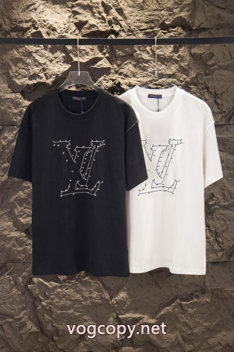 偽 ブランド サイト半袖TシャツLOUIS VUITTONスタイルアップ 大人気セール SS26限定版_0_1