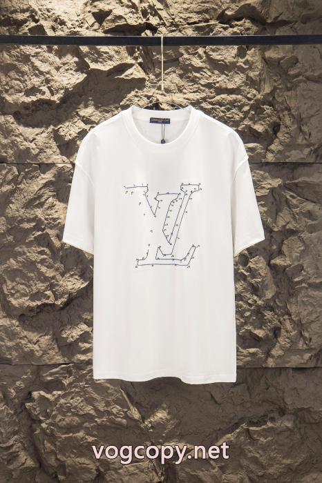 偽 ブランド サイト半袖TシャツLOUIS VUITTONスタイルアップ 大人気セール SS26限定版_0_2