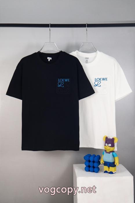 LOEWE半袖Tシャツ最先端ファション 時代の風潮 サラサラの着心地激安 ブランド 通販_0_4