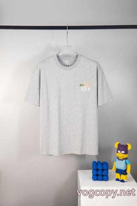 柔らかくて 目前の注目ブランド 新商品！コピー 商品 ブランドLOEWE半袖Tシャツ_0_1